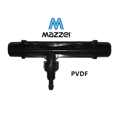 Mazzei PVDF材質射流器 氣水混合文丘裏