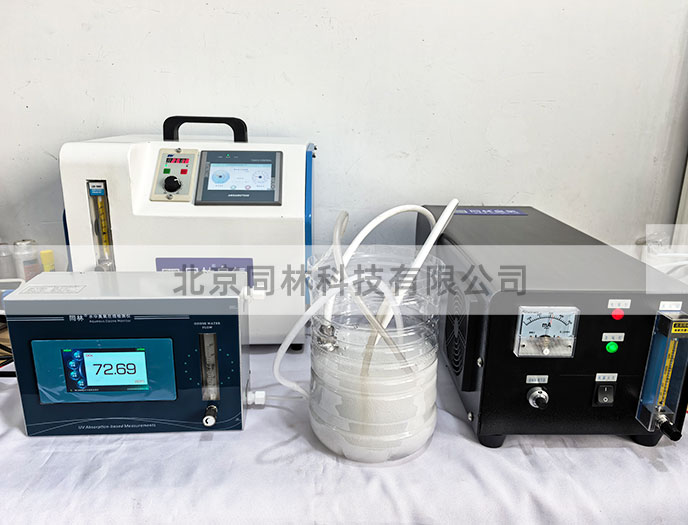 免费看片视频納米氣泡機+免费看片视频水檢測儀測試現場